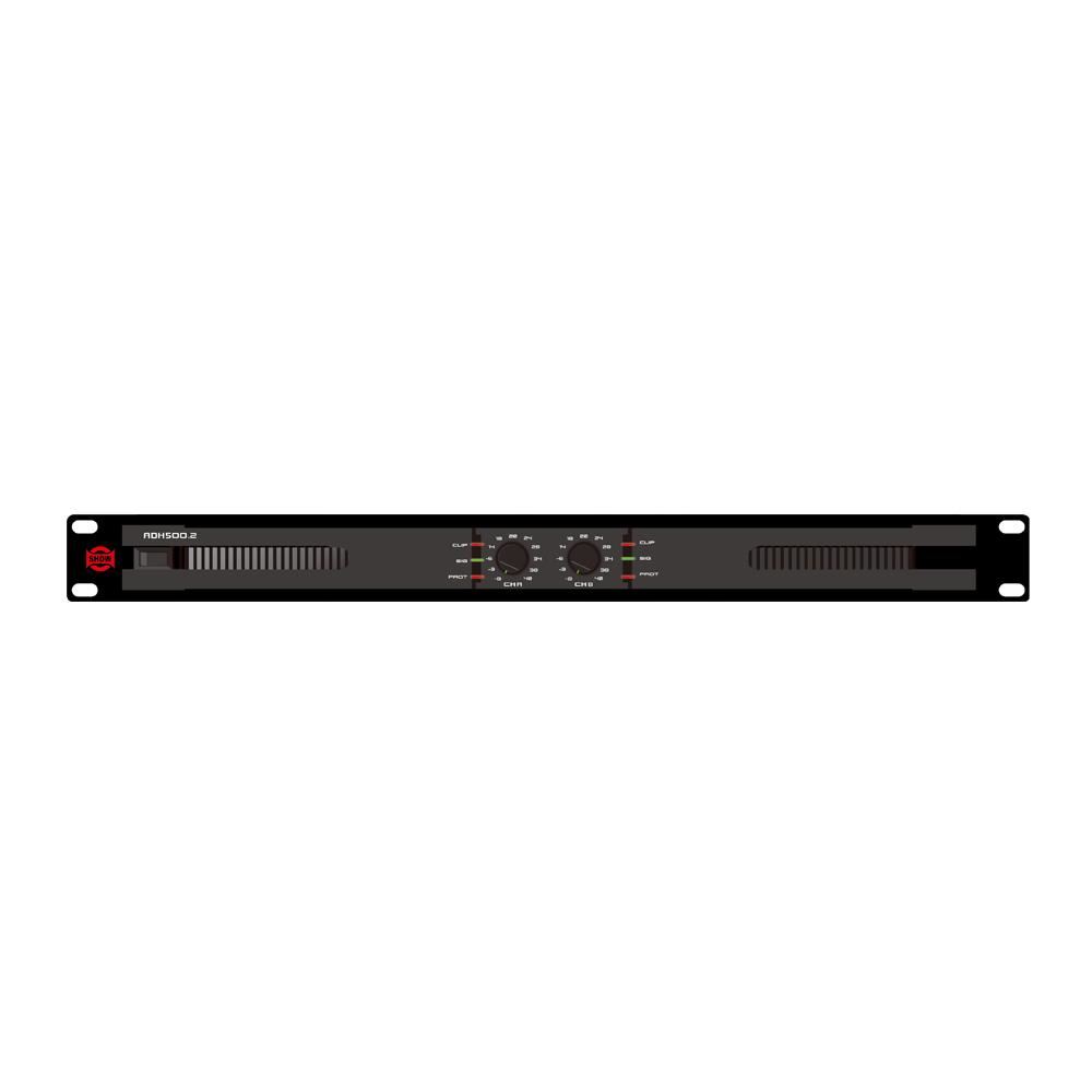 מגבר עם שנאי קו SHOW ADH500.2 480W 3 מגבר עם שנאי קו SHOW ADH500.2 480W