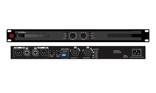 מגבר כריזה SHOW AH1000.2 – 2x1000W עם שנאי קו 2 מגבר כריזה SHOW AH1000.2 – 2x1000W עם שנאי קו