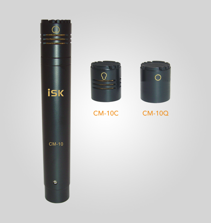 מיקרופון קונדנסר 3 ראשים לשינוי מרקם קליטה ISK CM10 2 מיקרופון קונדנסר 3 ראשים לשינוי מרקם קליטה ISK CM10