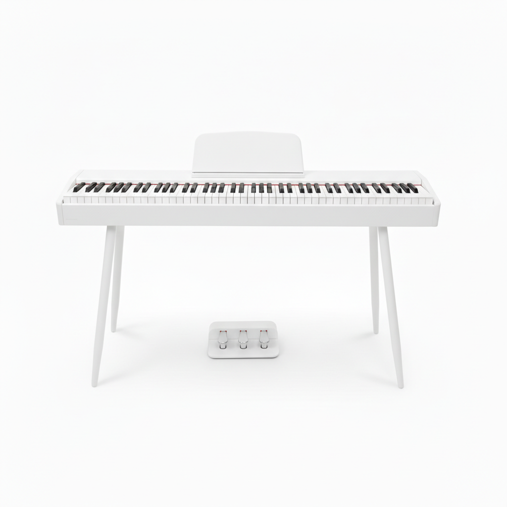 פסנתר חשמלי Reinburg S102 לבן 2 פסנתר חשמלי Reinburg S102 לבן
