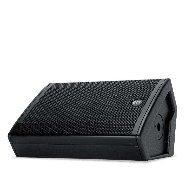מוניטור במה מוגבר RCF NX 15-SMA — 15″ קואקסיאלי, 700W RMS 8 מוניטור במה מוגבר RCF NX 15-SMA — זווית הצבה על במה
