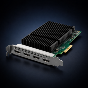 כרטיס לכידת וידאו PCIe עם 4 כניסות HDMI לשידור והקלטה