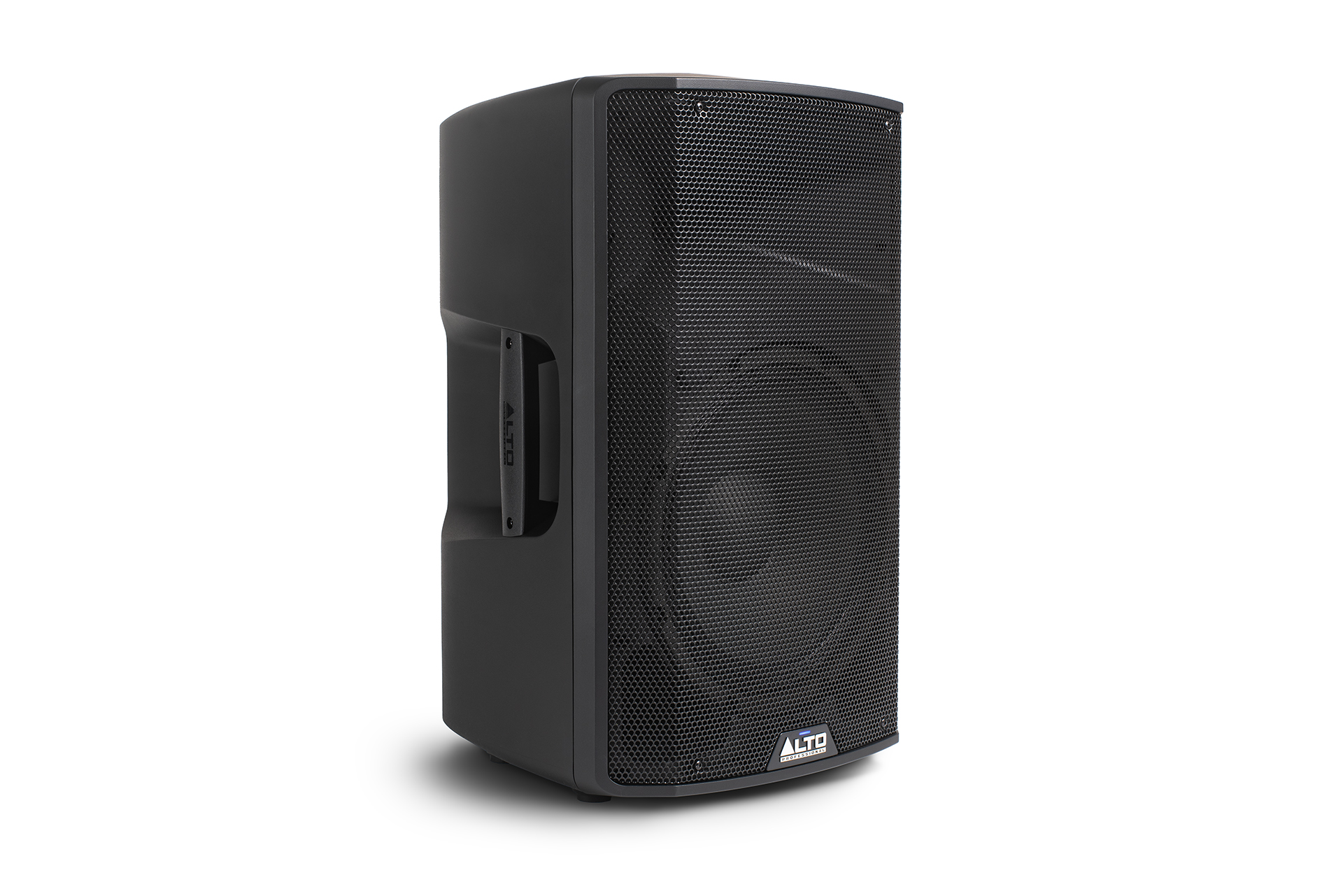 רמקול מוגבר נייד Alto Professional TX412B – 12 אינץ׳, 600W וסוללה 4 רמקול Alto Professional TX412B בזווית שמאל