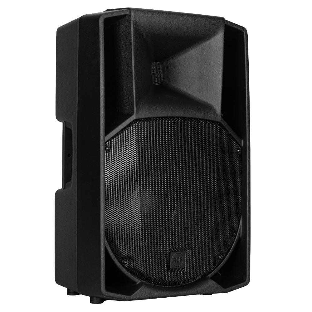 רמקול מוגבר RCF ART 745-A MK5 – 15 אינץ׳, 1400W ו‑133dB 4 רמקול מוגבר RCF ART 745-A MK5 – מבט צד ימין וידית נשיאה