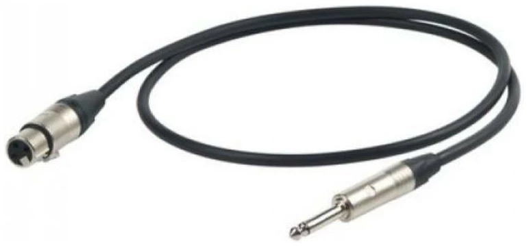 כבל XLR נקבה ל-PL מקצועי 5 מטר Proel ESO250LU5 1 כבל XLR נקבה ל-PL מקצועי 5 מטר Proel ESO250LU5