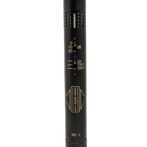 מיקרופון קונדנסר ממברנה קטנה Sontronics STC-1 שחור – קפסולה מתחלפת ו-137dB SPL