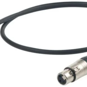 כבל מיקרופון XLR 3 מטר Proel ESO210LU3 מחברי Neutrik
