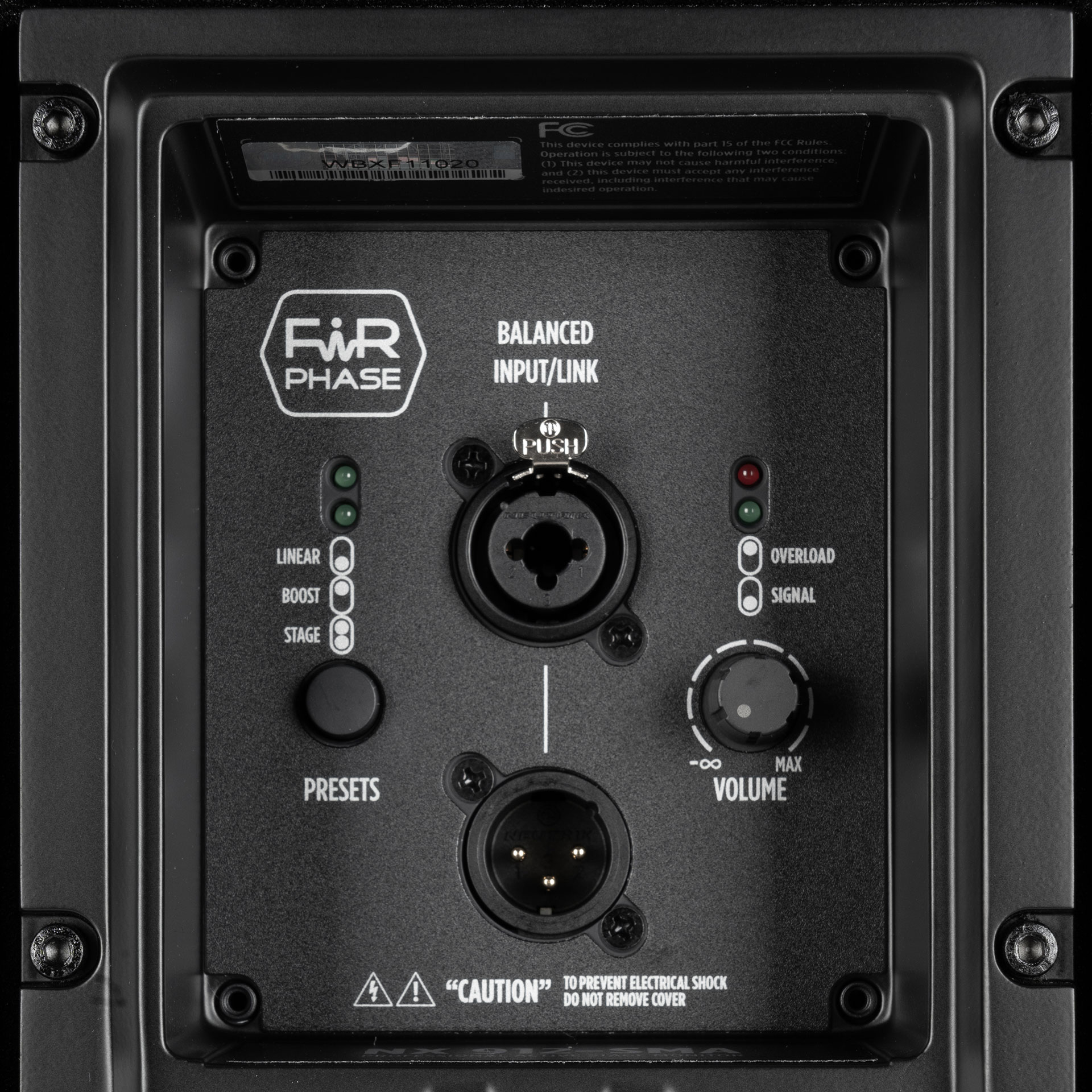 RCF NX 912-SMA מוניטור במה אקטיבי 12 אינץ׳ 2100W 10 מוניטור במה מוגבר RCF NX 912-SMA — כניסה, יציאה ומצבי DSP