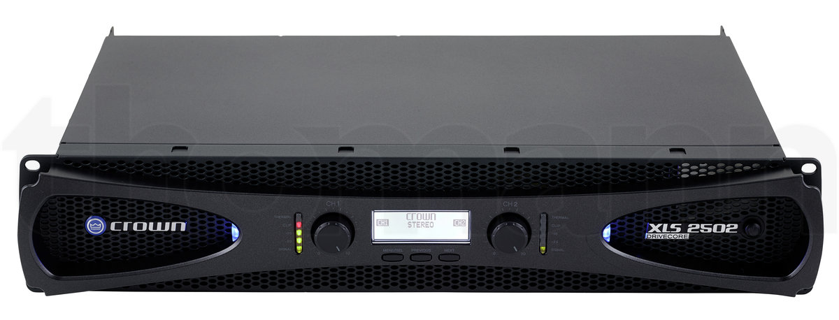מגבר הספק Crown XLS 2502 – 2×775W ב-4Ω, Class D עם DSP 2 Crown XLS 2502 – תמונת מוצר 2