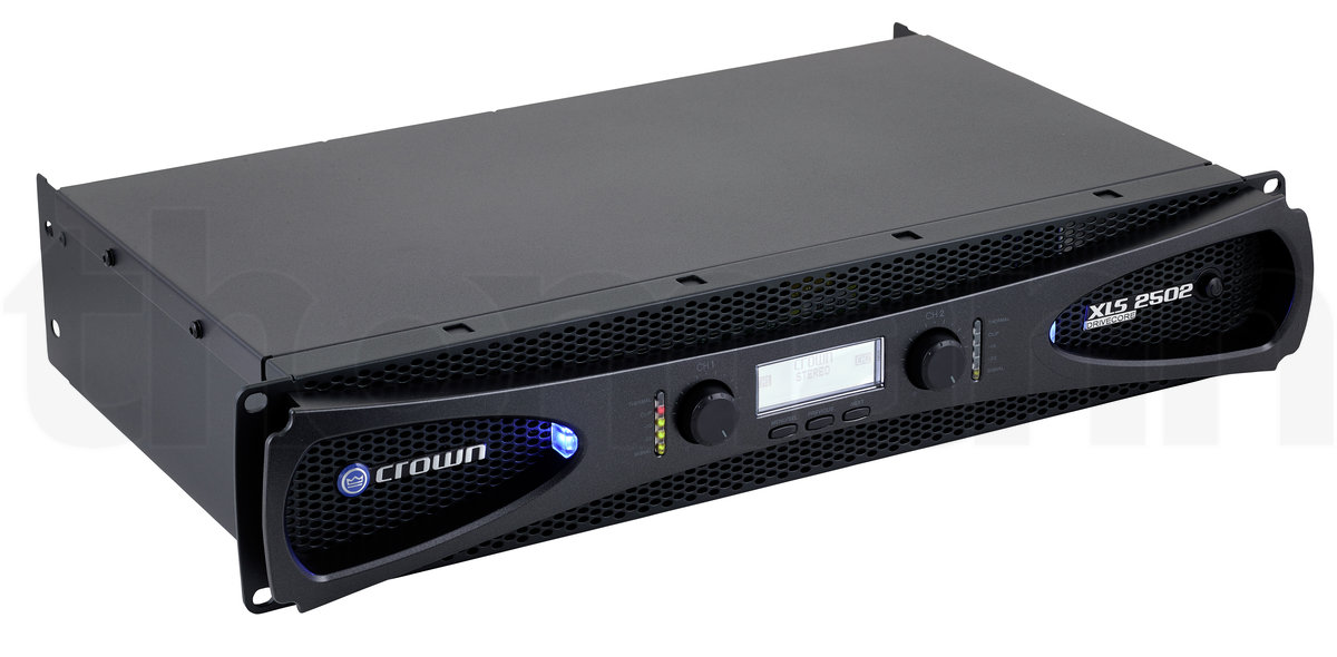 מגבר הספק Crown XLS 2502 – 2×775W ב-4Ω, Class D עם DSP 3 Crown XLS 2502 – תמונת מוצר 3
