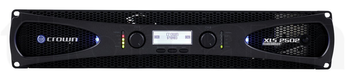 מגבר הספק Crown XLS 2502 – 2×775W ב-4Ω, Class D עם DSP 5 Crown XLS 2502 – תמונת מוצר 5