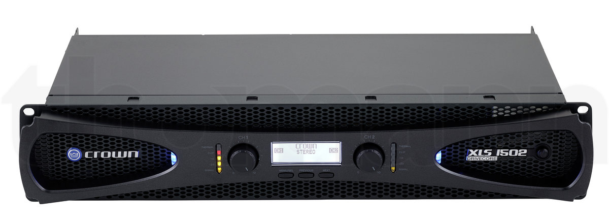 מגבר הספק Crown XLS 1502 – 2×525W ב-4Ω, Class D עם DSP 2 Crown XLS 1502 – תמונת מוצר 2