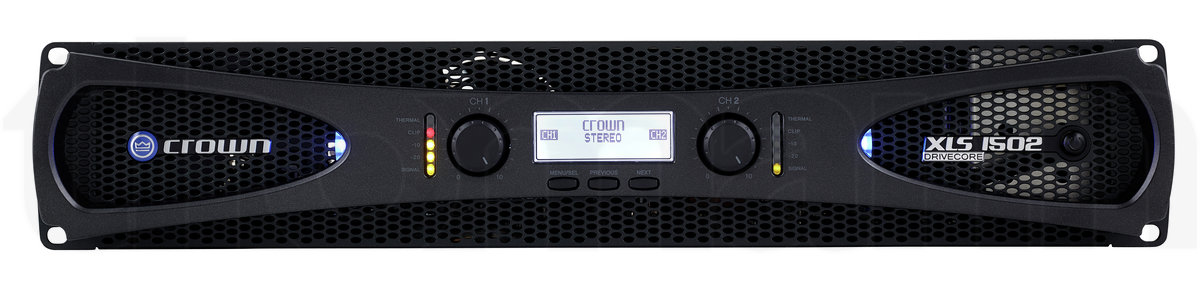 מגבר הספק Crown XLS 1502 – 2×525W ב-4Ω, Class D עם DSP 5 Crown XLS 1502 – תמונת מוצר 5
