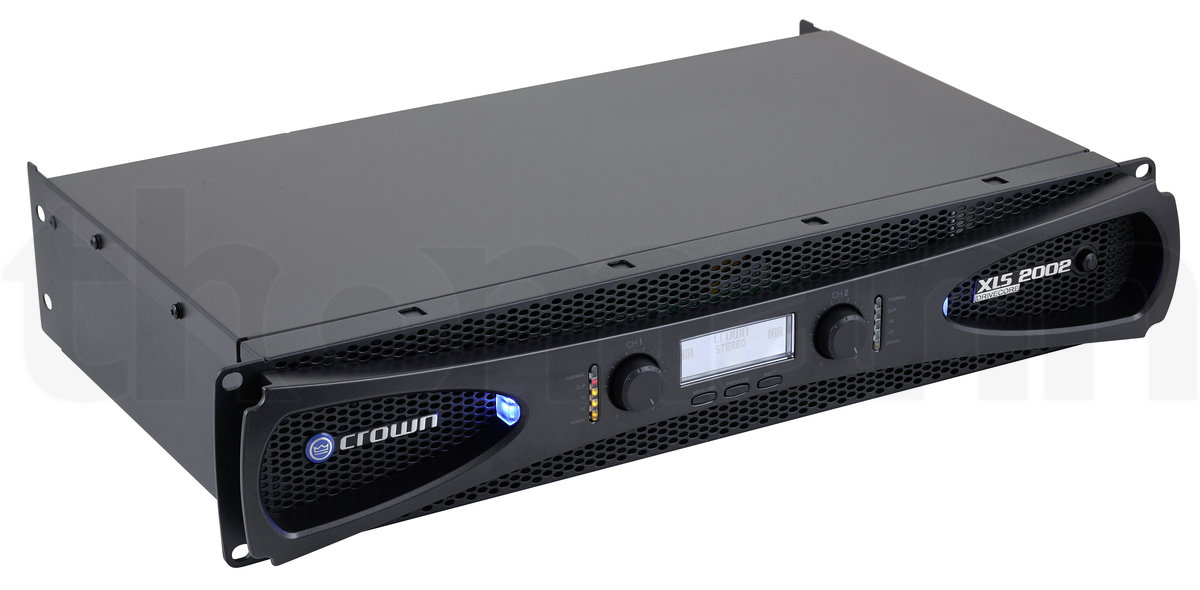 מגבר הספק Crown XLS 2002 – 2×650W ב-4Ω, Class D עם DSP 3 Crown XLS 2002 – תמונת מוצר 3