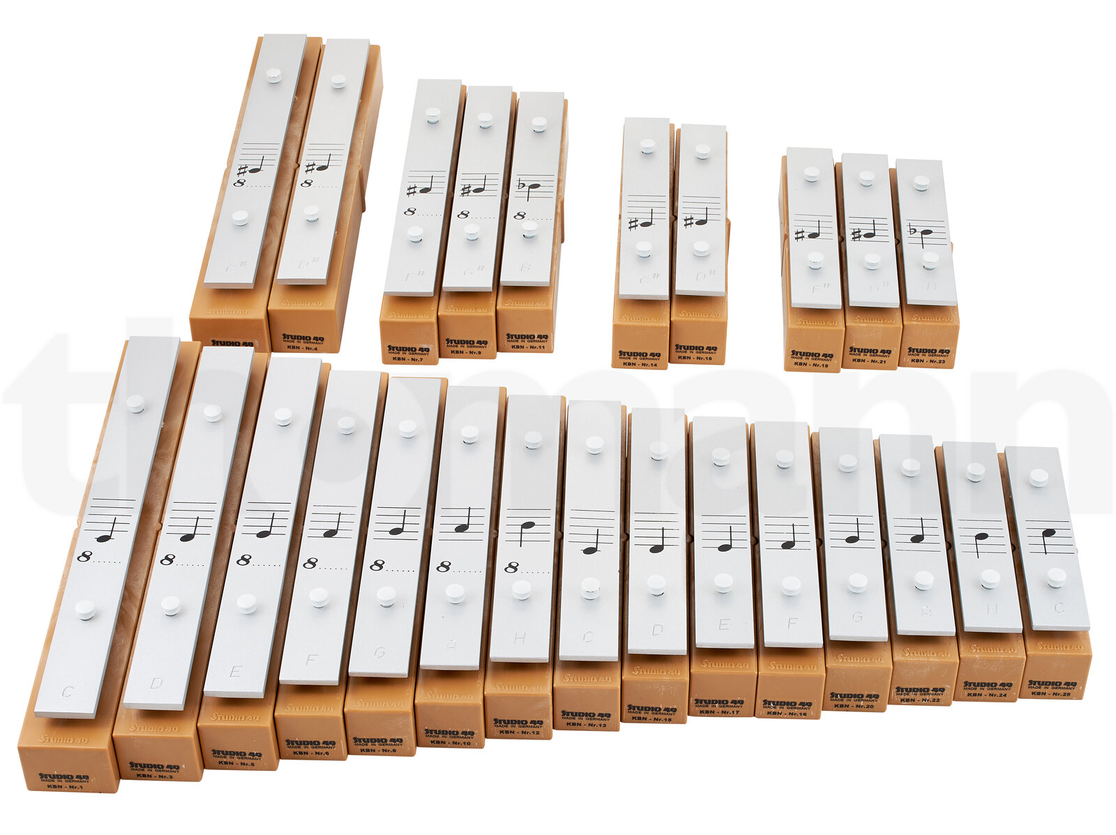 כלי הקשה תזמורתי Studio 49 KBN3C Resonator Bar Set 2 10694169.jpg