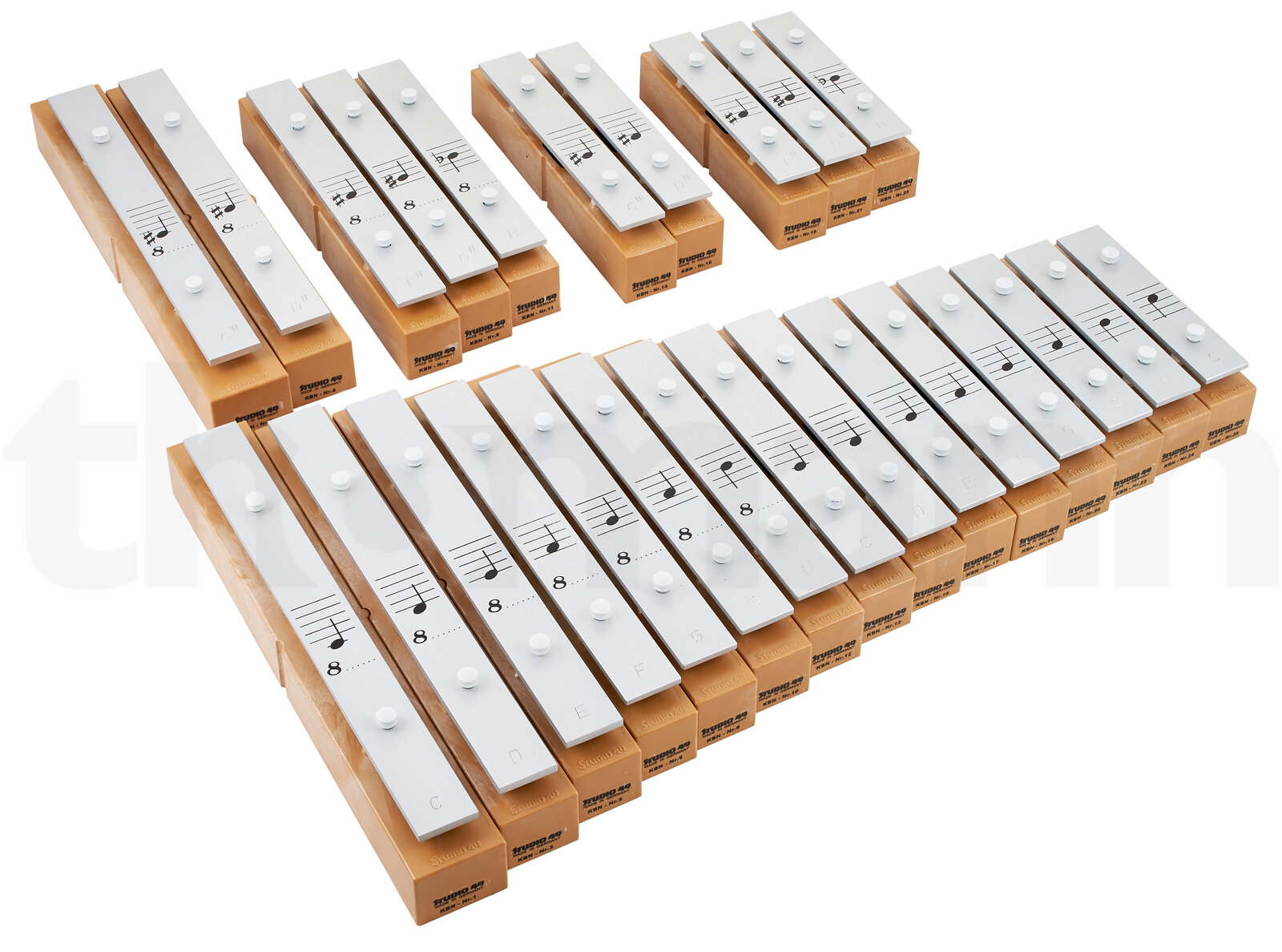 כלי הקשה תזמורתי Studio 49 KBN3C Resonator Bar Set 3 10694179.jpg