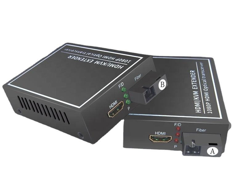 מרחיק HDMI Full HD עם KVM על סיב אופטי עד 20 ק״מ 2 1080 P Fiber Audio and Video Optical Terminal Transceiver Converter Extender Telecom Equipment FTTH Telecommunication Equipment.jpg