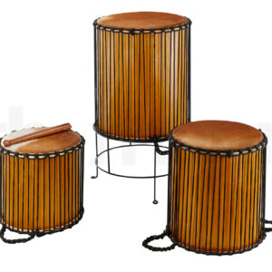 כלי נגינה אתני Terre Dundun Set XL Including Stand