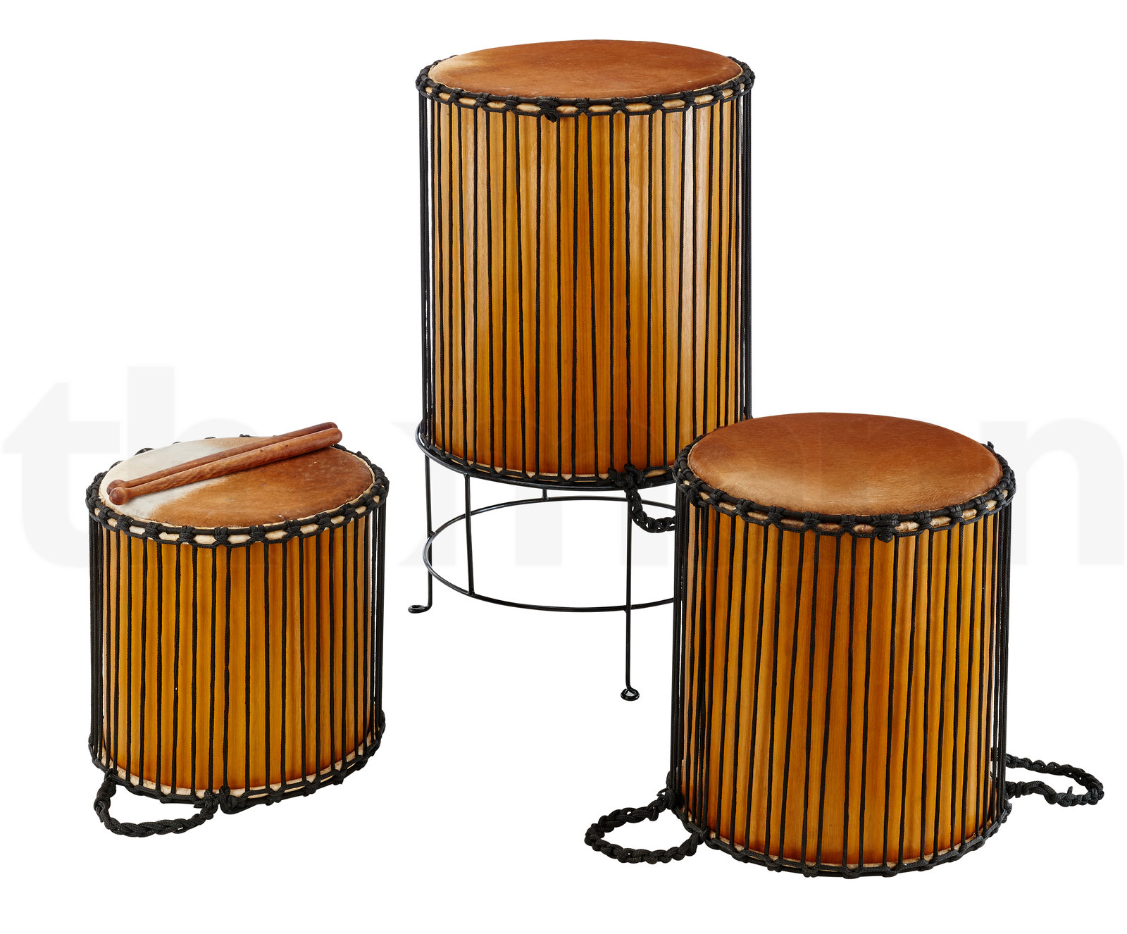 כלי נגינה אתני Terre Dundun Set XL Including Stand 1 10900827.jpg