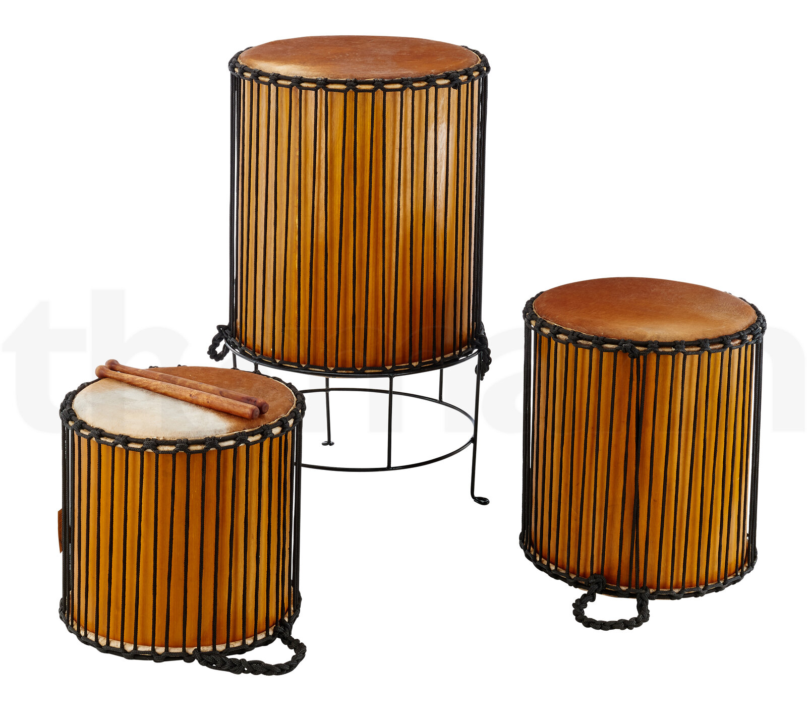 כלי נגינה אתני Terre Dundun Set XL Including Stand 3 10900832.jpg