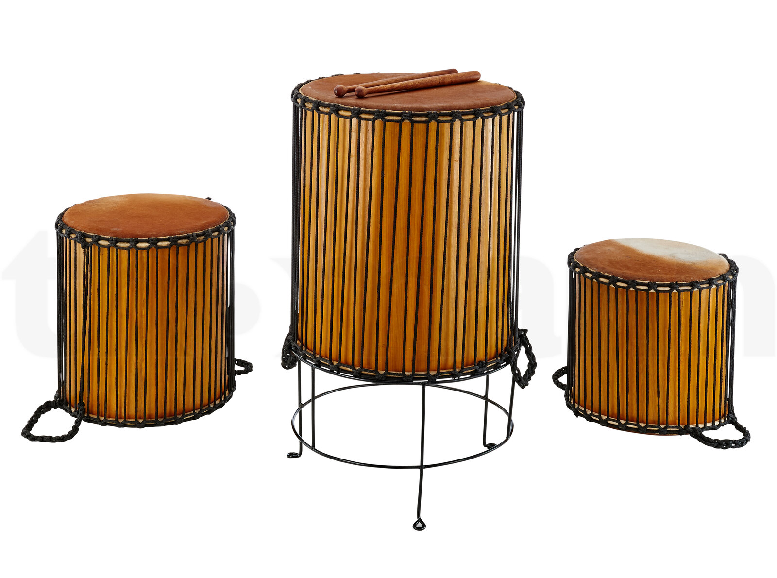 כלי נגינה אתני Terre Dundun Set XL Including Stand 4 10900837.jpg