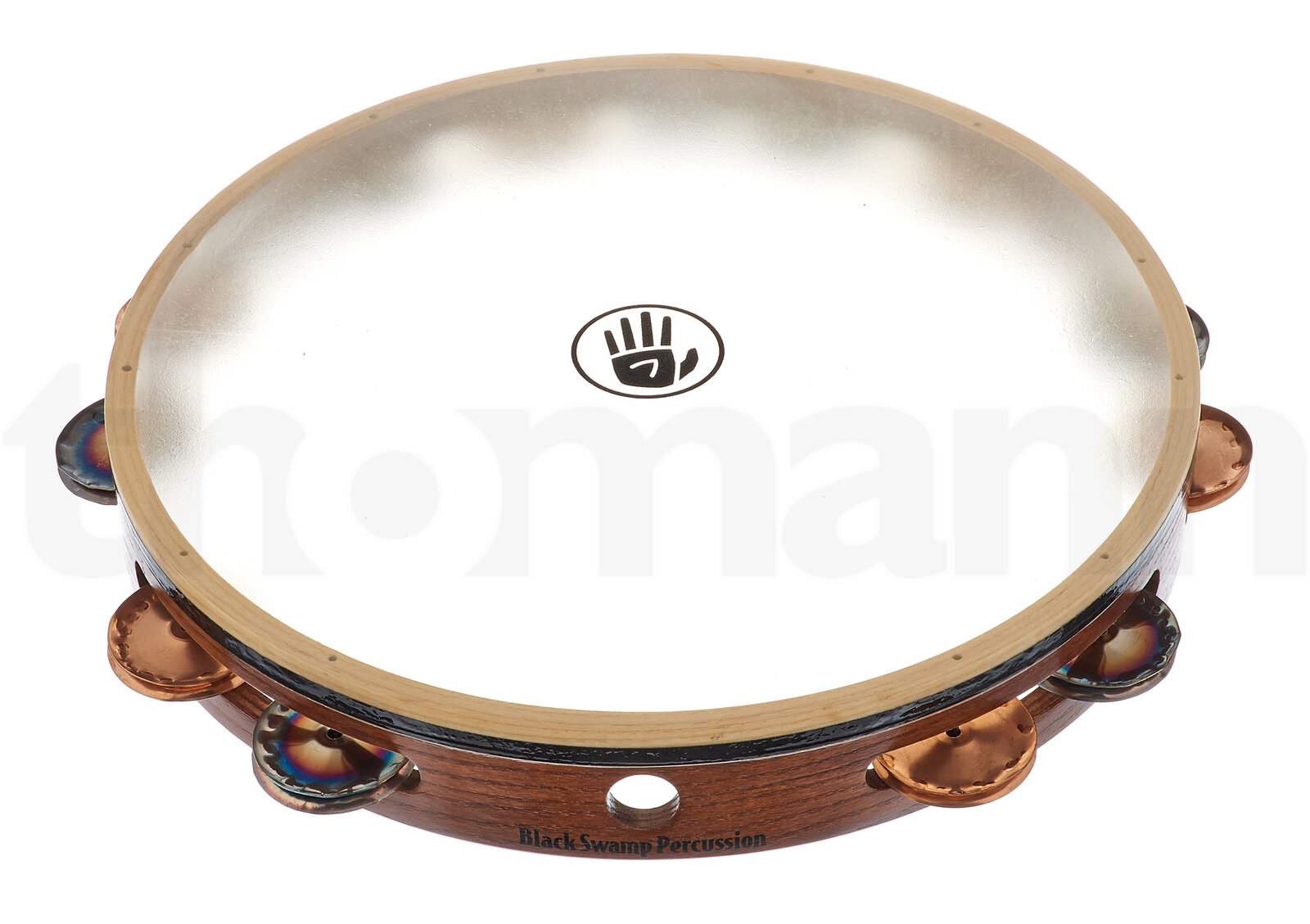 כלי הקשה Black Swamp Percussion TC12-1 Tambourine 2 כלי הקשה Black Swamp Percussion TC12-1 Tambourine – תמונה 2