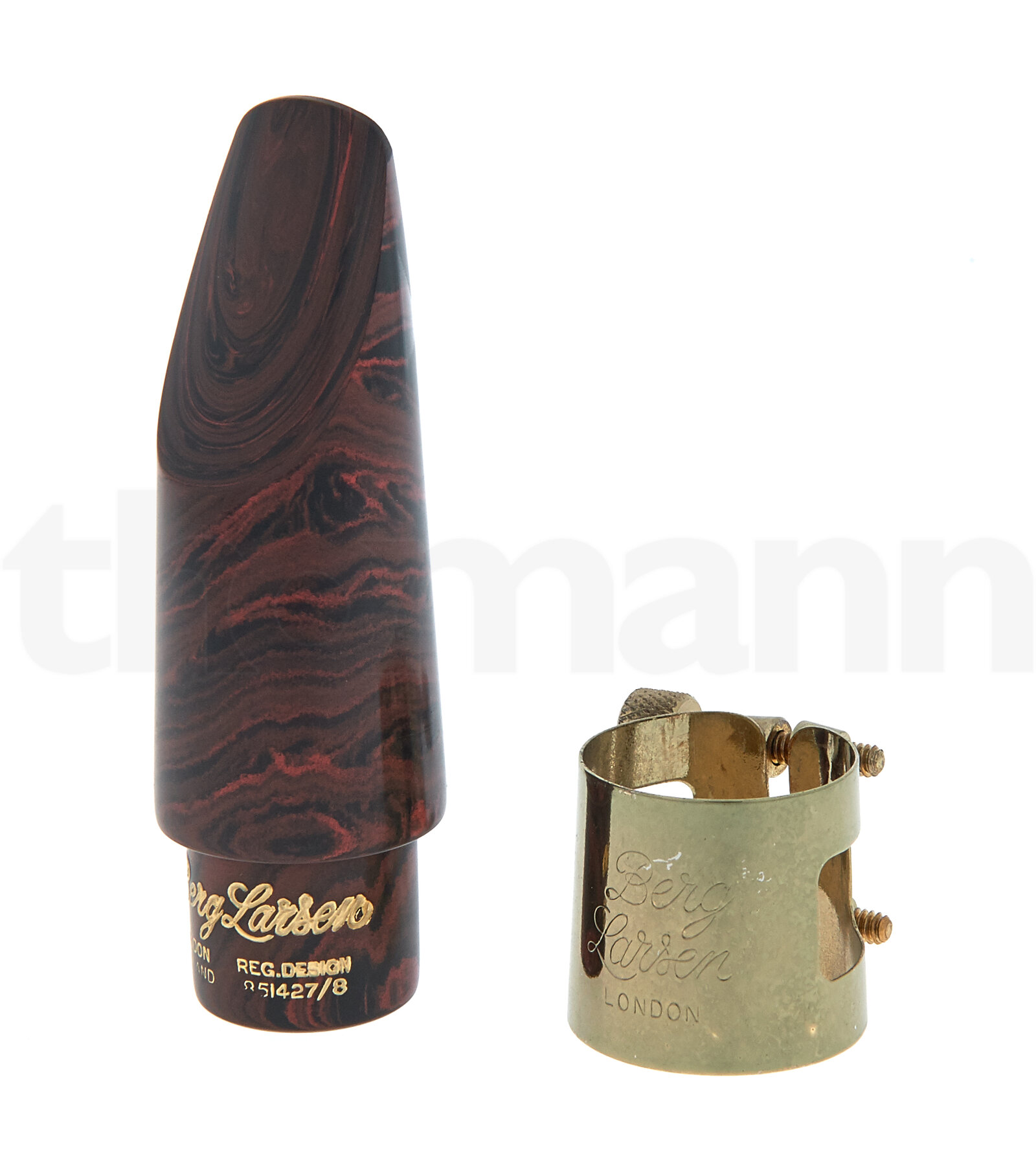 פיה Berg Larsen Alto Sax Grained Ebonite 100 3 פיה Berg Larsen Alto Sax Grained Ebonite 100 – תמונה 3