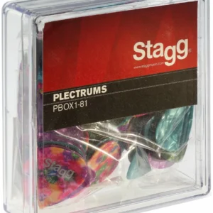 קופסת מפרטים לגיטרה 100 יחידות Stagg PBOX1-81