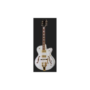 גיטרה חשמלית Harley Benton BigTone Trem White – חצי אקוסטית, טרמולו Bigsby, HH
