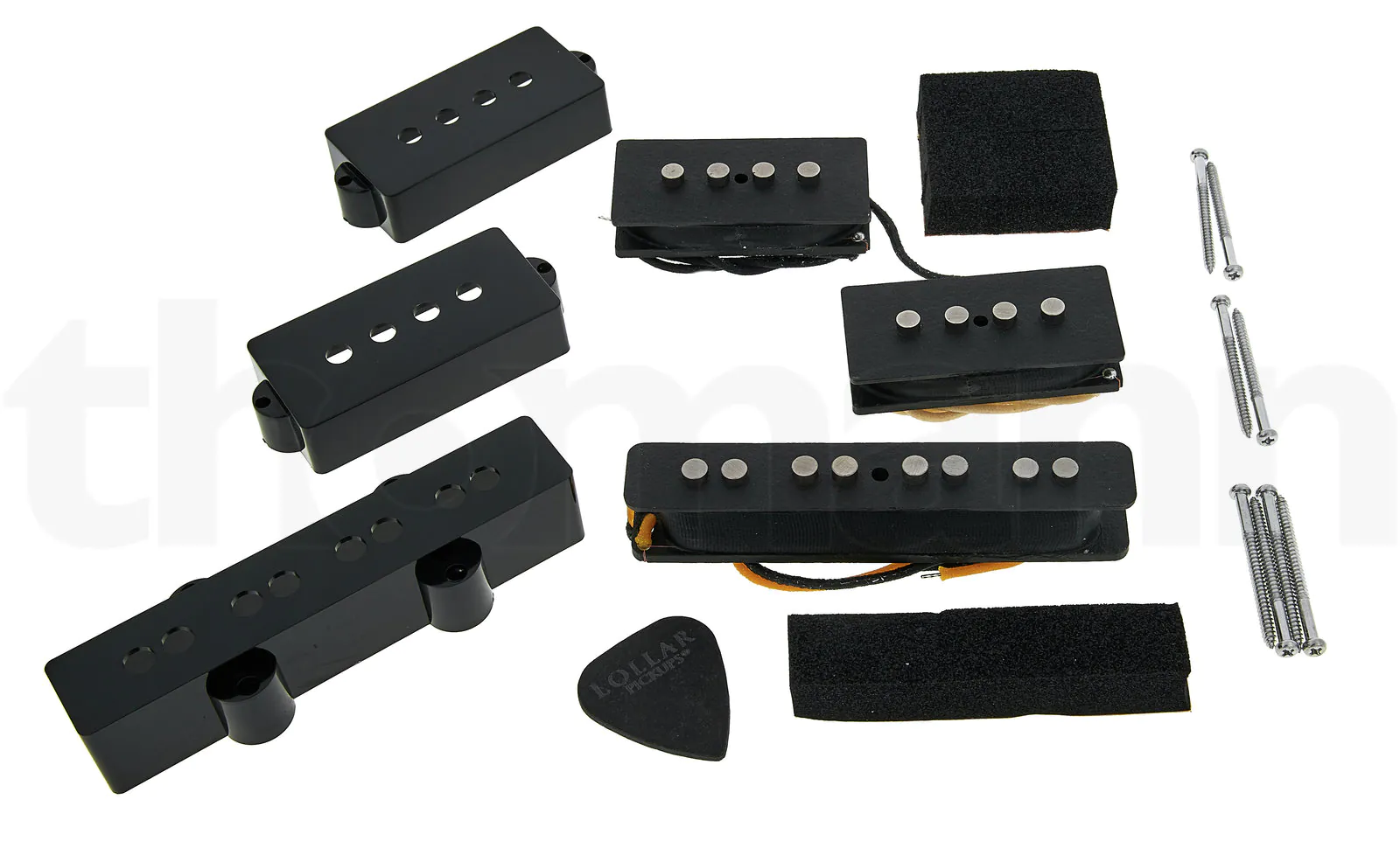 פיקאפ לבס Lollar PJ-Bass Set HW bridge 4S Black 6 פיקאפ לבס Lollar PJ-Bass Set HW bridge 4S Black – תמונה 6