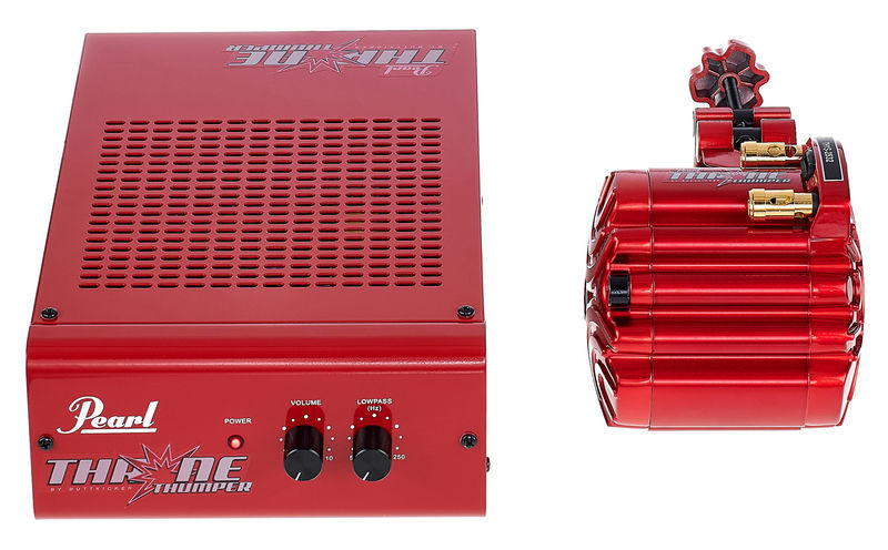 Pearl THMP-1 Throne Thumper – שייקר בס 200W לכיסא מתופף בפיתוח משותף עם ButtKicker 2 Pearl THMP-1 Throne Thumper – שייקר בס 200W לכיסא מתופף בפיתוח משותף עם ButtKicker