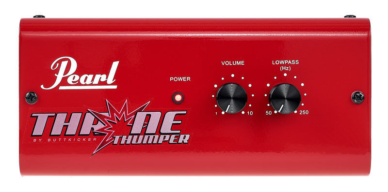 Pearl THMP-1 Throne Thumper – שייקר בס 200W לכיסא מתופף בפיתוח משותף עם ButtKicker 5 Pearl THMP-1 Throne Thumper – שייקר בס 200W לכיסא מתופף בפיתוח משותף עם ButtKicker