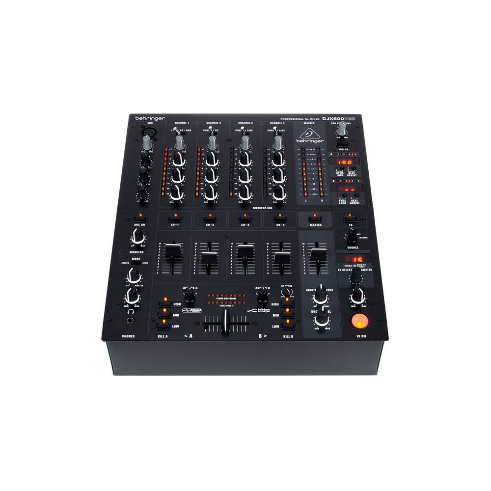 מיקסר DJ Behringer DJX900USB – 4 ערוצים, כרטיס קול USB, אפקטים 2 מיקסר DJ Behringer DJX900USB – 4 ערוצים, כרטיס קול USB, אפקטים 2