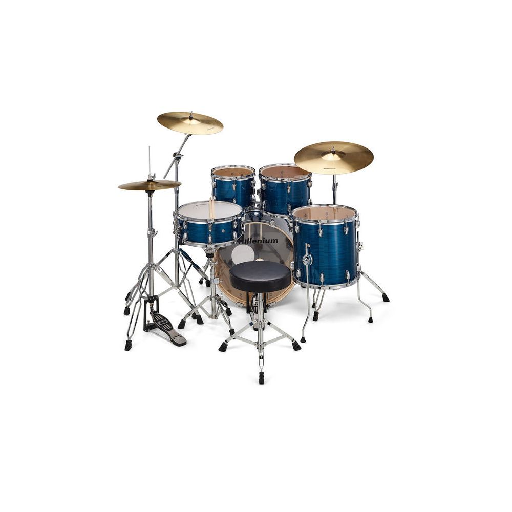 ערכת תופים Millenium MX420 Studio כחולה – ליבנה, תוף בס 20 אינץ׳ 4 ערכת תופים Millenium MX420 Studio כחולה – ליבנה, תוף בס 20 אינץ׳ 4