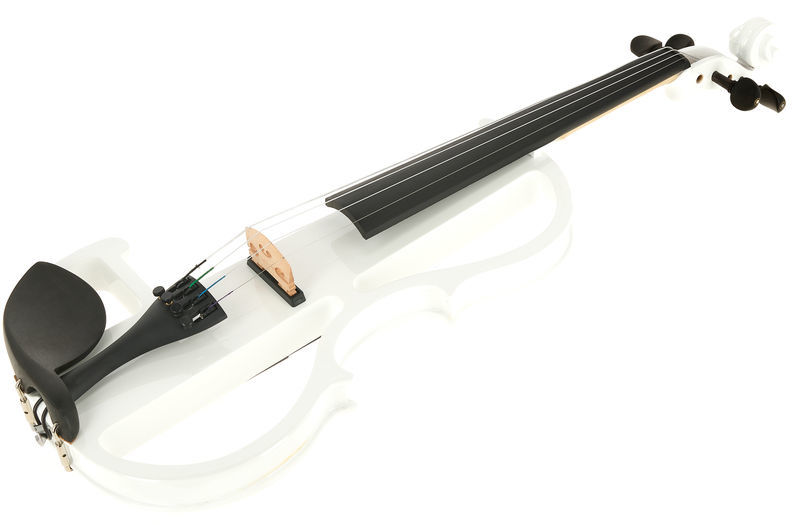 כינור חשמלי Harley Benton HBV 870WH 4/4 – לבן, יציאת אוזניות, ערכה מלאה 3 כינור חשמלי Harley Benton HBV 870WH 4/4 – לבן, יציאת אוזניות, ערכה מלאה 3
