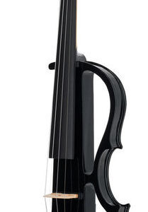 כינור חשמלי Harley Benton HBV 870BK 4/4 – שחור, יציאת אוזניות, ערכה מלאה 1