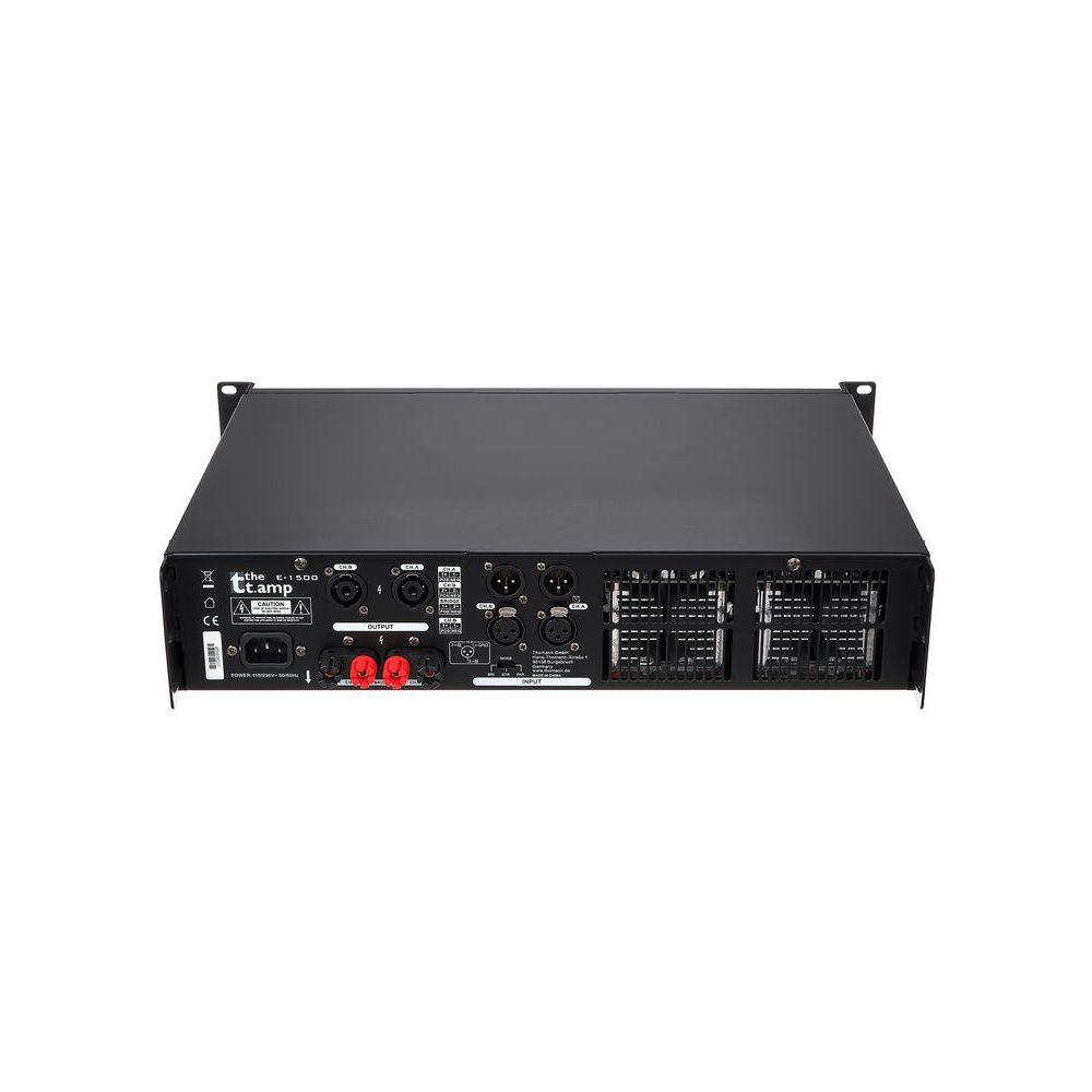 מגבר הספק the t.amp E-1500 – 2x1220W ב-4 אוהם, Class H, 2U 4 מגבר הספק the t.amp E-1500 – 2x1220W ב-4 אוהם, Class H, 2U 4