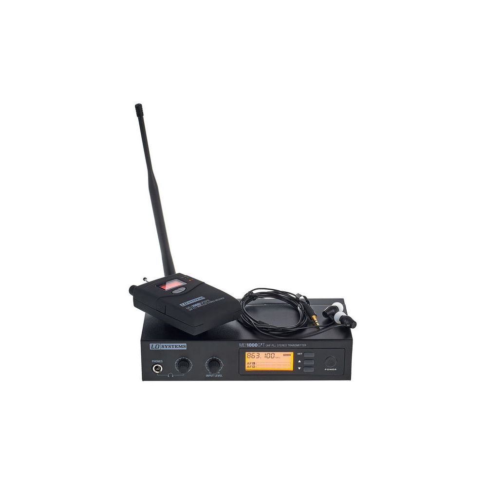 מערכת אין-איר LD Systems MEI 1000 G2 – סטריאו, לימיטר, אוזניות כלולות 2 מערכת אין-איר LD Systems MEI 1000 G2 – סטריאו, לימיטר, אוזניות כלולות 2