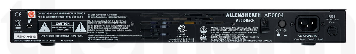 קופסת במה Allen & Heath AR84 – 8 כניסות, 4 יציאות ו-dSNAKE 6 Allen & Heath AR84 – תמונת מוצר 6