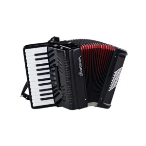 אקורדיון פסנתר Startone 48 בס MKII – 26 קלידים, 3 רגיסטרים, שחור