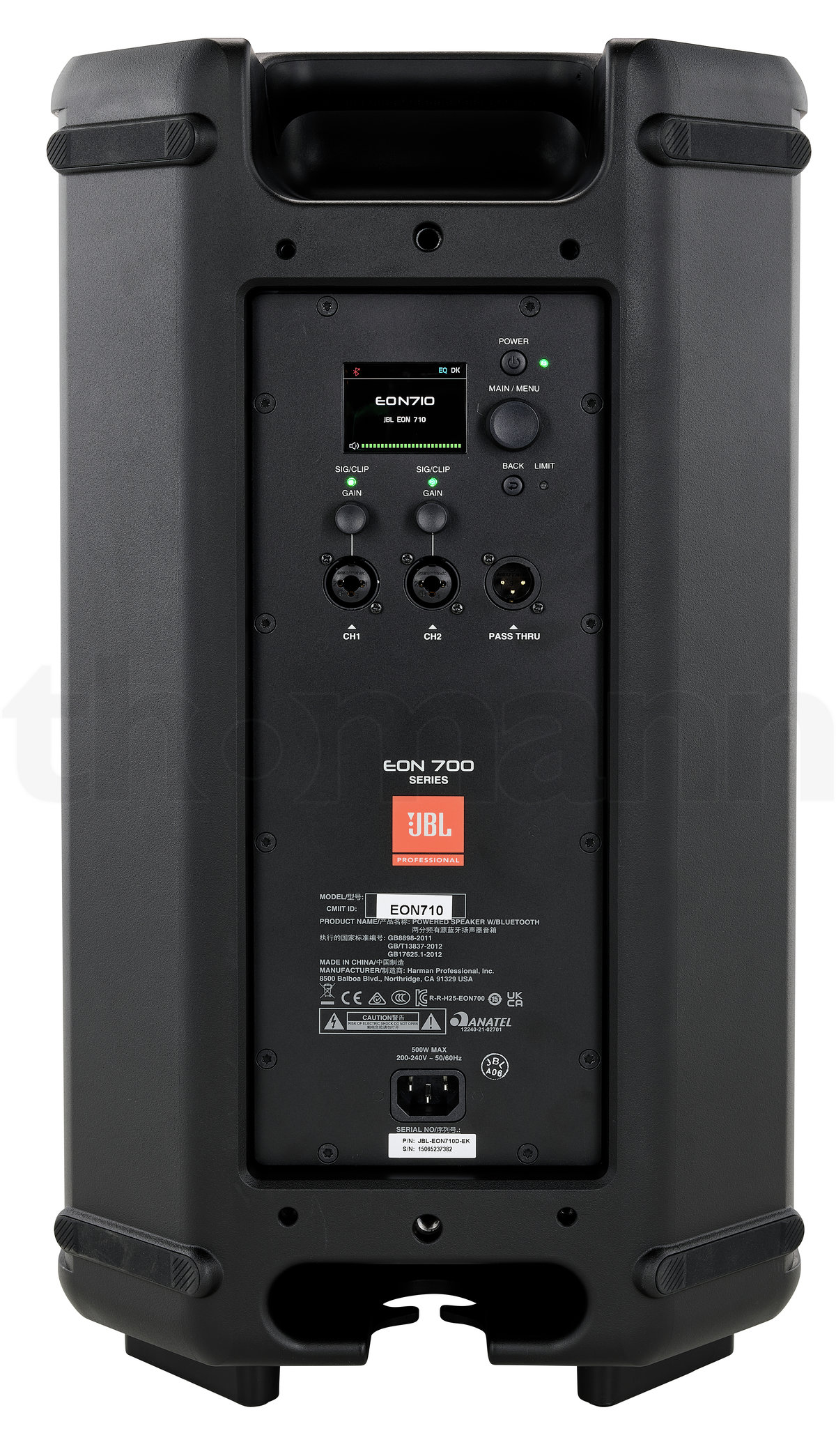 רמקול מוגבר JBL EON710 – 10 אינץ׳, 1300W Peak, Bluetooth ו-DSP 7 JBL EON710 – תמונת מוצר 7