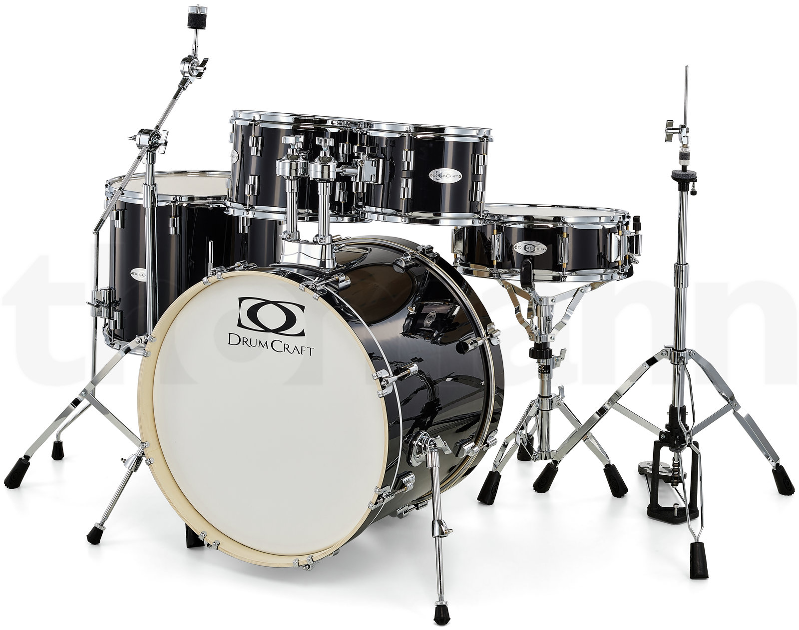 מערכת תופים DrumCraft Series 3 Standard Set Black 1 17010054.jpg