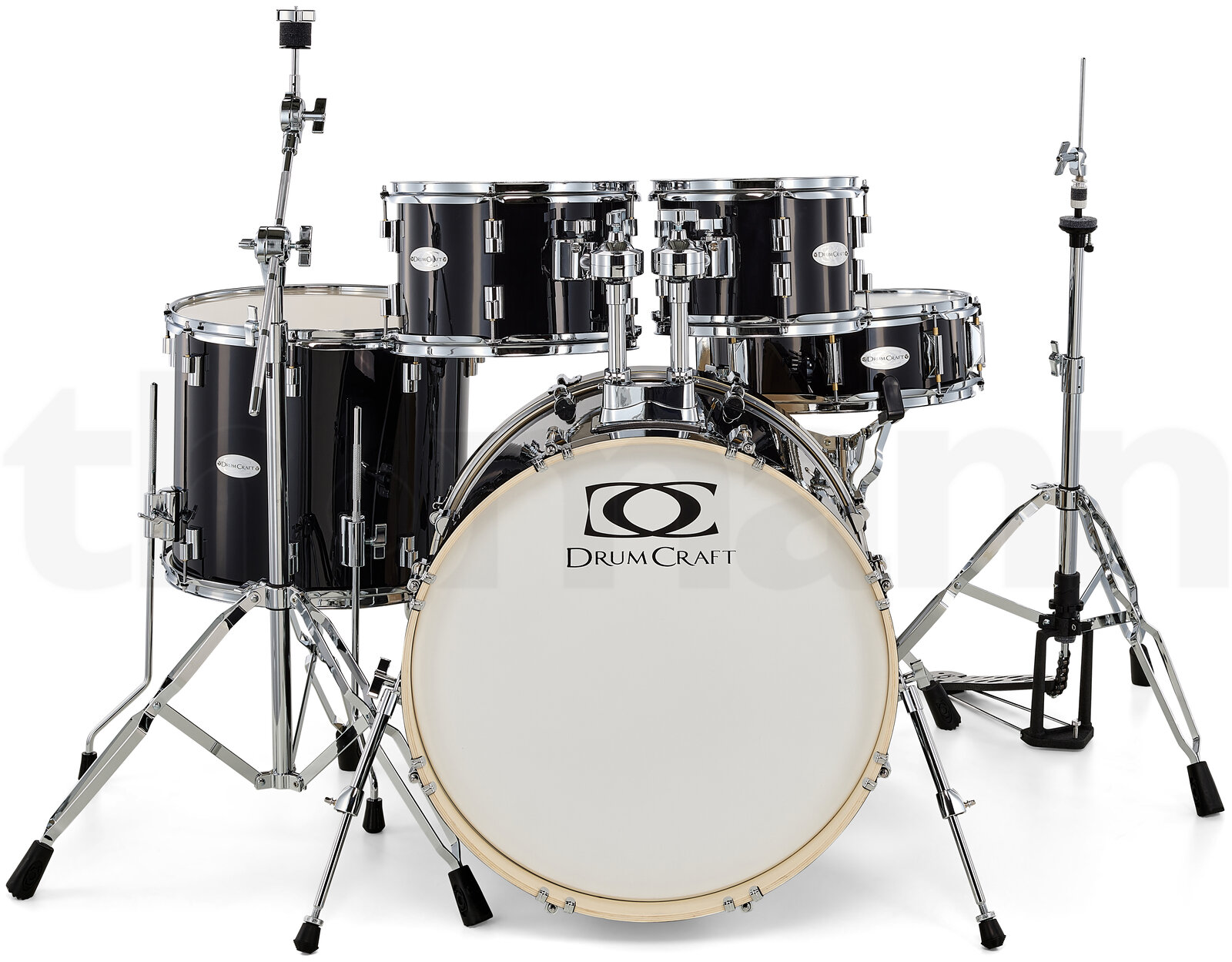 מערכת תופים DrumCraft Series 3 Standard Set Black 2 17010064.jpg