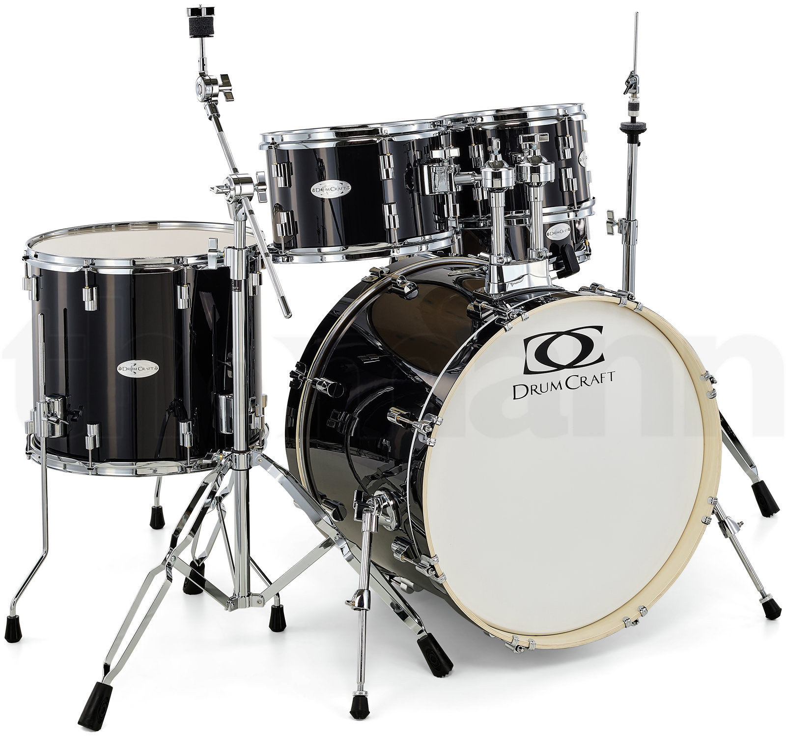 מערכת תופים DrumCraft Series 3 Standard Set Black 3 17010069.jpg