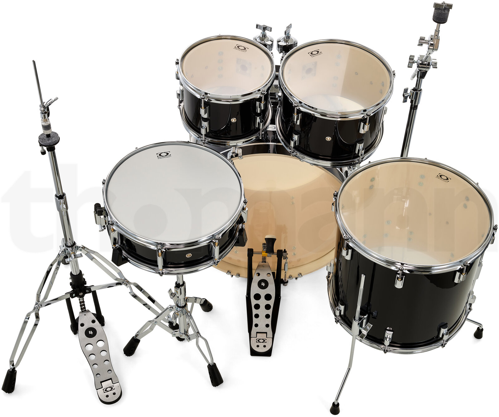 מערכת תופים DrumCraft Series 3 Standard Set Black 5 17010119.jpg