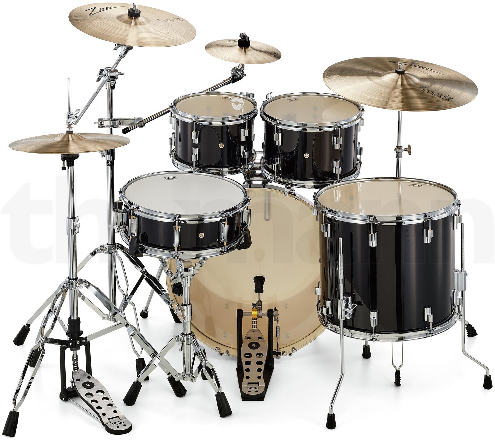 מערכת תופים DrumCraft Series 3 Standard Impulz Black 4 17011569 1.jpg
