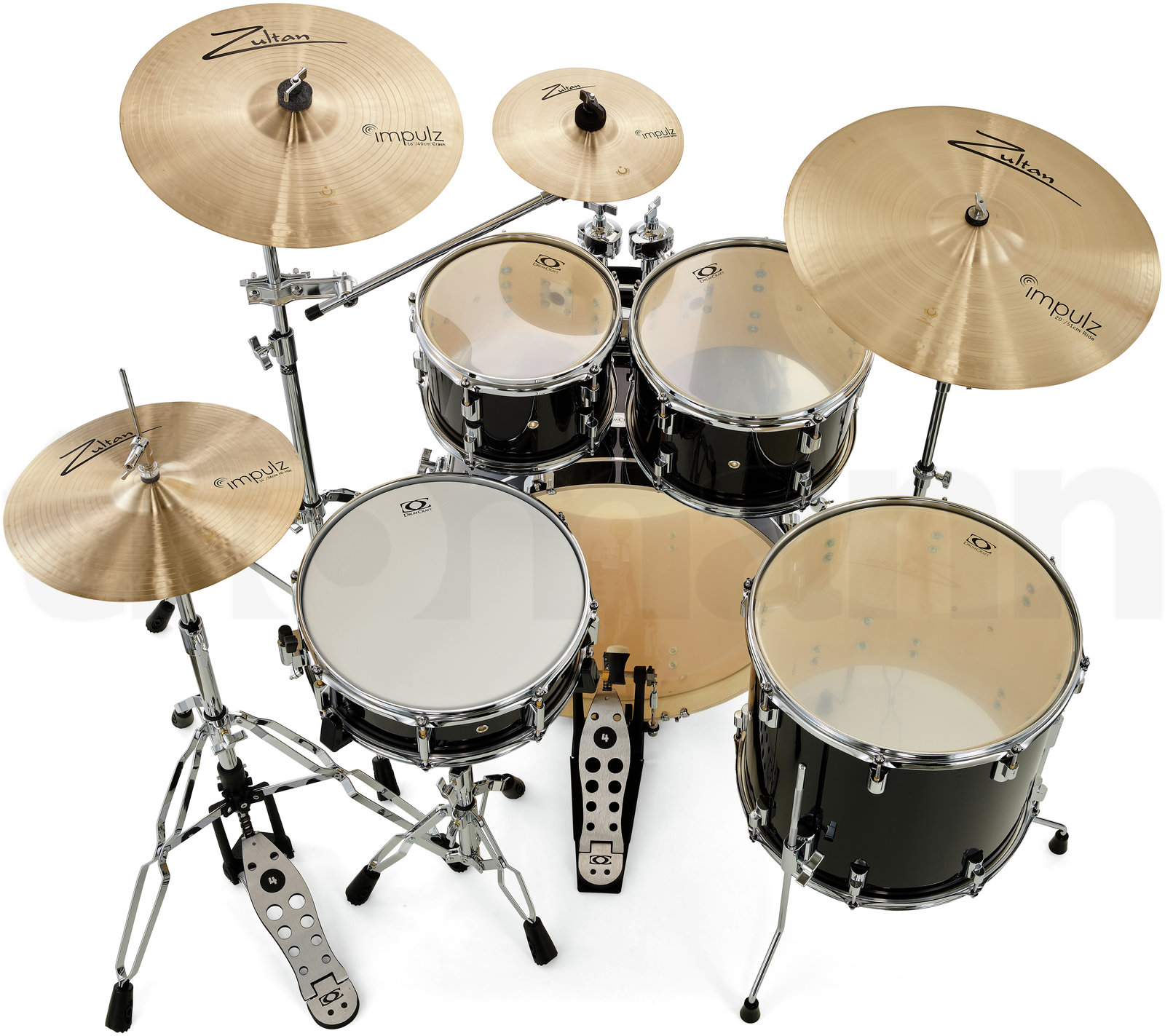 מערכת תופים DrumCraft Series 3 Standard Impulz Black 5 17011609 1.jpg
