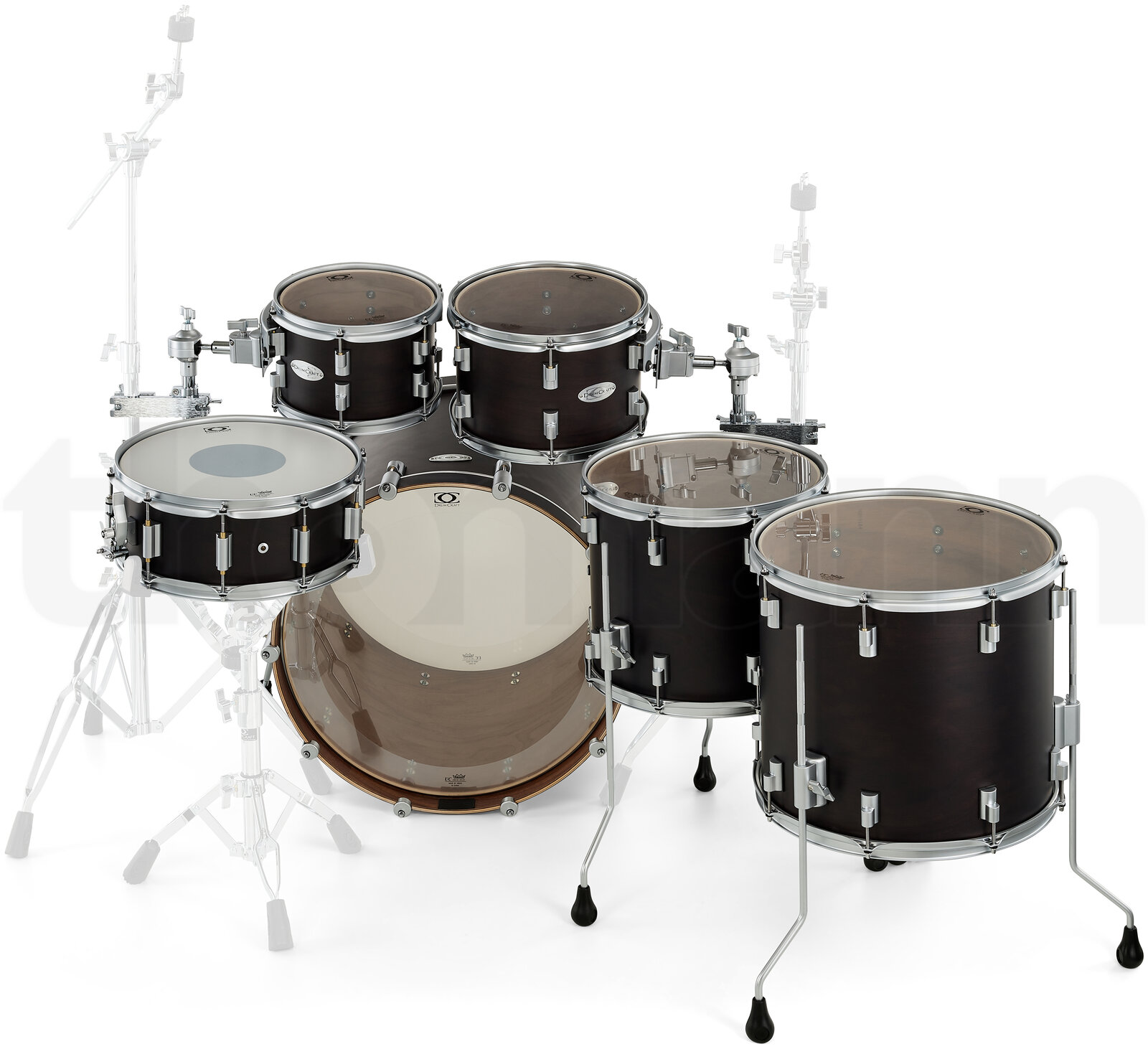 מערכת תופים DrumCraft Series 6 2up 2down Satin Black 4 17269448.jpg