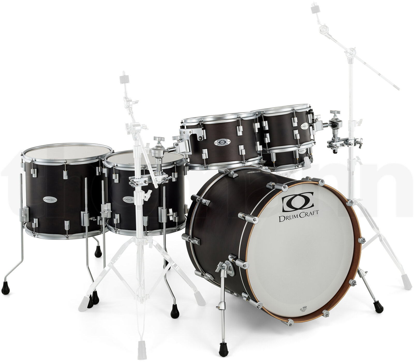 מערכת תופים DrumCraft Series 6 2up 2down Satin Black 3 17269449.jpg