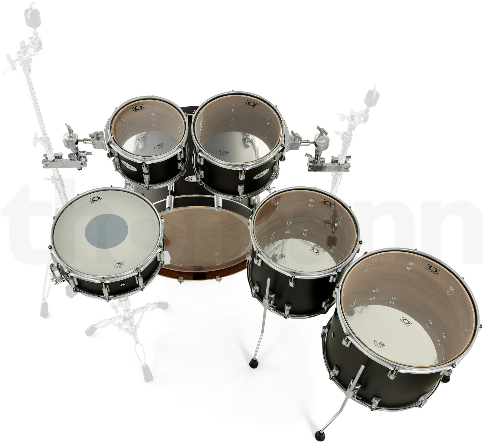 מערכת תופים DrumCraft Series 6 2up 2down Satin Black 5 17269463.jpg